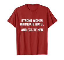 Ladda upp bild till gallerivisning, Funny shirts V-neck Tank top Hoodie sweatshirt usa uk au ca gifts for Strong Women Intimidate Boys and Excite Men T-Shirt 2088453
