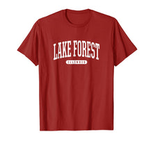 Ladda upp bild till gallerivisning, Lake Forest Illinois T-Shirt Vacation College Style IL USA T 1521918
