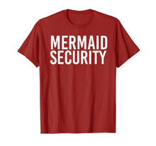 Ladda upp bild till gallerivisning, Funny shirts V-neck Tank top Hoodie sweatshirt usa uk au ca gifts for MERMAID SECURITY Shirt Funny Beach Swimming Party Gift Idea 2682536
