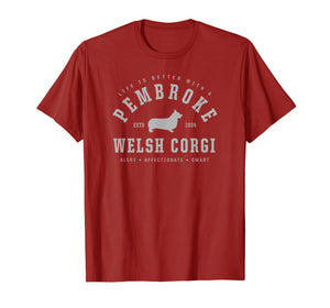 Funny shirts V-neck Tank top Hoodie sweatshirt usa uk au ca gifts for Corgi Shirt / Life is Better With Pembroke Welsh Corgi Gifts 943446