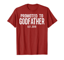 Ladda upp bild till gallerivisning, Funny shirts V-neck Tank top Hoodie sweatshirt usa uk au ca gifts for Mens Promoted To Godfather est 2019 t shirt For new godparents 960487
