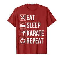 Ladda upp bild till gallerivisning, Funny shirts V-neck Tank top Hoodie sweatshirt usa uk au ca gifts for Funny Eat Sleep Karate Repeat TShirt 2105517
