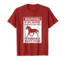 Ladda upp bild till gallerivisning, Funny shirts V-neck Tank top Hoodie sweatshirt usa uk au ca gifts for If My Horse Doesn't Like You T-Shirt 1105798
