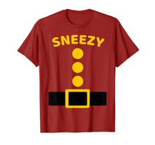 Ladda upp bild till gallerivisning, Sneezy Dwarf Costume Multicolor Shirt Funny Halloween Gifts 995285

