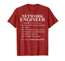 Ladda upp bild till gallerivisning, Funny shirts V-neck Tank top Hoodie sweatshirt usa uk au ca gifts for Network Engineer Funny Dictionary Noun Definition T-Shirt 2455870
