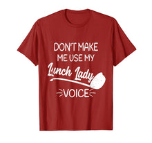 Ladda upp bild till gallerivisning, Funny shirts V-neck Tank top Hoodie sweatshirt usa uk au ca gifts for Don't Make Me Use My Lunch Lady Voice Cafeteria Shirt 1341454
