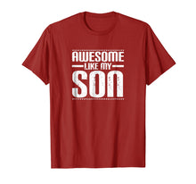 Ladda upp bild till gallerivisning, Funny shirts V-neck Tank top Hoodie sweatshirt usa uk au ca gifts for Awesome Like My Son Funny Mom Dad T Shirt 889628
