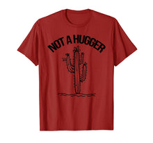 Ladda upp bild till gallerivisning, Not A Hugger Shirt Funny Vintage Cactus Sarcastic Tee T-Shirt 305585
