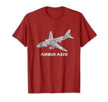 Ladda upp bild till gallerivisning, Funny shirts V-neck Tank top Hoodie sweatshirt usa uk au ca gifts for Airbus A320 jet airplane cutaway aviation pilot T-Shirt gift 1415512
