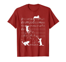 Ladda upp bild till gallerivisning, Cute Cat Kitty Playing Music Clef Piano Musician Art T-Shirt 924269
