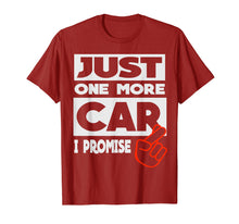 Ladda upp bild till gallerivisning, Funny shirts V-neck Tank top Hoodie sweatshirt usa uk au ca gifts for Just One More Car - I Promise 1301091
