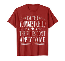 Ladda upp bild till gallerivisning, Funny shirts V-neck Tank top Hoodie sweatshirt usa uk au ca gifts for I'M THE YOUNGEST CHILD THE RULES DON'T APPLY TO ME SHIRT 816542
