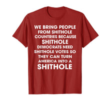 Ladda upp bild till gallerivisning, Funny shirts V-neck Tank top Hoodie sweatshirt usa uk au ca gifts for We Bring People From Shithole Countries Democrats T Shirt 2994935
