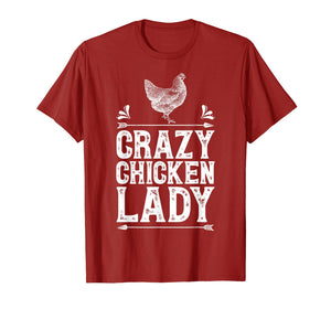 Funny shirts V-neck Tank top Hoodie sweatshirt usa uk au ca gifts for Crazy Chicken Lady T Shirt Funny Farm Poultry Farmer Gifts 2500970