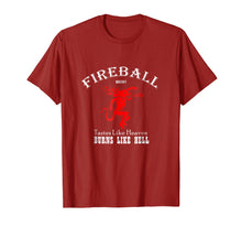 Ladda upp bild till gallerivisning, Fireball Whisky Bottle Wine Tastes Like Heaven Tshirt
