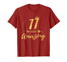 Ladda upp bild till gallerivisning, Funny shirts V-neck Tank top Hoodie sweatshirt usa uk au ca gifts for 11th Birthday Shirt for Girl, 11 and Amazing Gifts T-Shirt 389101
