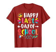 Ladda upp bild till gallerivisning, Happy Last Day Of School Teacher Student Graduation Gift T-Shirt 105833
