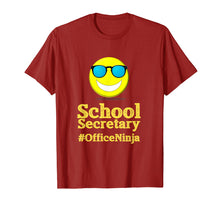 Ladda upp bild till gallerivisning, Funny shirts V-neck Tank top Hoodie sweatshirt usa uk au ca gifts for Cool School Secretary Emoji Office Ninja T-shirt YLLW 3015236
