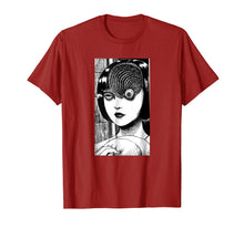 Ladda upp bild till gallerivisning, Uzumaki Junji Ito Japanese Horror Manga T-Shirt
