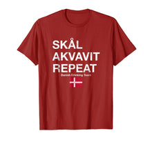 Ladda upp bild till gallerivisning, Funny shirts V-neck Tank top Hoodie sweatshirt usa uk au ca gifts for Skal, Akvavit, Repeat Danish Dansk T-Shirt Denmark Danmark 898482
