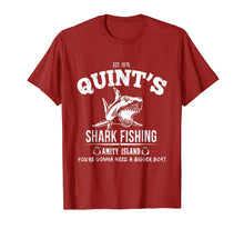Ladda upp bild till gallerivisning, Funny shirts V-neck Tank top Hoodie sweatshirt usa uk au ca gifts for EST.1975 Quint's Shark Fishing Amity Island Tshirt 704566
