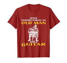 Ladda upp bild till gallerivisning, Funny shirts V-neck Tank top Hoodie sweatshirt usa uk au ca gifts for Never underestimate an old man with a guitar t-shirt gift 264912
