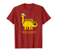 Ladda upp bild till gallerivisning, Tacosaurus Shirt Funny Taco Dinosaur Gift T-Shirt 102478
