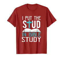 Ladda upp bild till gallerivisning, Funny shirts V-neck Tank top Hoodie sweatshirt usa uk au ca gifts for I Put The Stud In Bible Study Cool God Love T-Shirt 2539235
