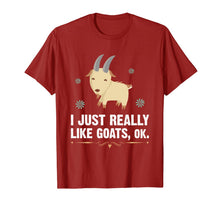 Ladda upp bild till gallerivisning, I Just Freaking Love Goats Ok Funny Goat Lovers T-Shirt 1483085
