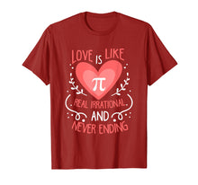 Ladda upp bild till gallerivisning, Funny shirts V-neck Tank top Hoodie sweatshirt usa uk au ca gifts for Love Is Like Pi Never Ending Funny Math Lover T-Shirt Gift 2354985
