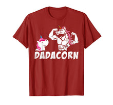 Ladda upp bild till gallerivisning, Dadacorn Muscle Unicorn Dad Baby Fathers Day funny Gift T-Shirt 214290
