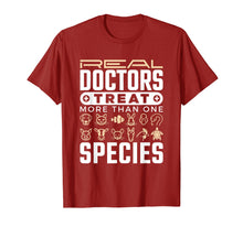 Ladda upp bild till gallerivisning, Funny shirts V-neck Tank top Hoodie sweatshirt usa uk au ca gifts for Real Doctors Treat More Than One Species Veterinarian Shirt 1155547
