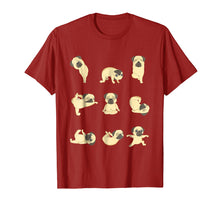 Ladda upp bild till gallerivisning, Funny shirts V-neck Tank top Hoodie sweatshirt usa uk au ca gifts for Funny Pug Yoga Positions T-Shirt 999877
