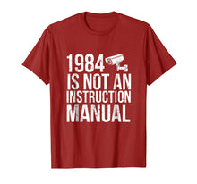 Ladda upp bild till gallerivisning, Funny shirts V-neck Tank top Hoodie sweatshirt usa uk au ca gifts for Funny Libertarian T Shirt 1984 Is Not An Instruction Manual 559529
