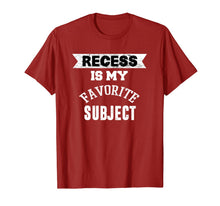 Ladda upp bild till gallerivisning, recess is my favorite subject t-shirt for back to school 982572
