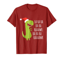 Ladda upp bild till gallerivisning, Funny shirts V-neck Tank top Hoodie sweatshirt usa uk au ca gifts for Funny Dinosaur Fa Ra Ra Rawr Rawr Christmas T-Rex Xmas Tee 700949

