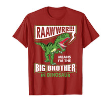 Ladda upp bild till gallerivisning, Funny shirts V-neck Tank top Hoodie sweatshirt usa uk au ca gifts for Big Brother in Dinosaur T-Rex T-Shirt Toddler Kids Gifts 3512587
