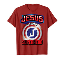 Ladda upp bild till gallerivisning, Funny shirts V-neck Tank top Hoodie sweatshirt usa uk au ca gifts for Jesus Is My Superhero Shirt | Cute Powerful Christian Gift 2747312
