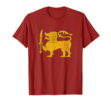 Ladda upp bild till gallerivisning, Funny shirts V-neck Tank top Hoodie sweatshirt usa uk au ca gifts for Sri Lanka National flag distressed tshirt for men women kids 3270796

