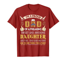 Ladda upp bild till gallerivisning, Mens Gift For Dad From Daughter- Funny Father's Day Gift T-Shirt 93500
