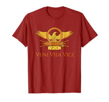 Ladda upp bild till gallerivisning, Funny shirts V-neck Tank top Hoodie sweatshirt usa uk au ca gifts for Julius Caesar Shirt - Veni Vidi Vici SPQR 2134383
