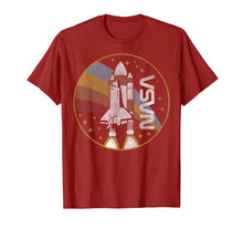 Ladda upp bild till gallerivisning, NASA Shuttle Launch With Rainbow Graphic T-Shirt C1 82776
