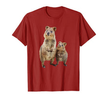 Ladda upp bild till gallerivisning, Quokka T-Shirt | Funny Australian Quokka with Baby 798011
