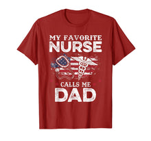 Ladda upp bild till gallerivisning, Mens My Favorite Nurse Calls Me Dad Shirt Dad For Fathers Day T-Shirt 82370
