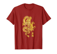 Ladda upp bild till gallerivisning, Funny shirts V-neck Tank top Hoodie sweatshirt usa uk au ca gifts for Cool Chinese Gold Dragon T-Shirt 2182011
