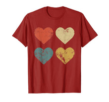 Ladda upp bild till gallerivisning, Funny shirts V-neck Tank top Hoodie sweatshirt usa uk au ca gifts for Vintage Hearts T-Shirt Cool Retro Valentines Day Gift Tee 289923
