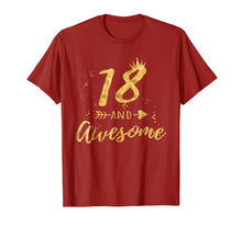 Ladda upp bild till gallerivisning, Funny shirts V-neck Tank top Hoodie sweatshirt usa uk au ca gifts for 18th Birthday Shirt for Girl, 18 and Awesome Gifts T-Shirt 750057
