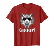 Ladda upp bild till gallerivisning, Groom Wolf T-Shirt Bachelor Party Shirt 1491906

