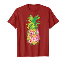 Ladda upp bild till gallerivisning, Funny shirts V-neck Tank top Hoodie sweatshirt usa uk au ca gifts for Pineapple Flowers Tshirt Women Aloha Hawaii Vintage Hawaiian 2366249

