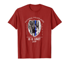 Ladda upp bild till gallerivisning, Funny shirts V-neck Tank top Hoodie sweatshirt usa uk au ca gifts for 2019 National Police Week K9 Unit Thin Blue Line Cop Gifts 3705010
